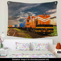 Freight Train Wall Art 60557204