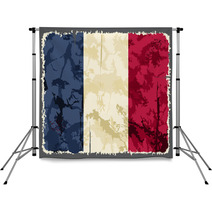 French Grunge Flag Vector Illustration Backdrops 67478563
