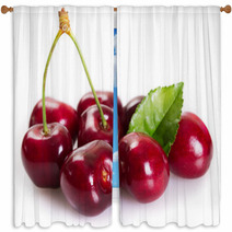 Fresh Cherry Window Curtains 66412088