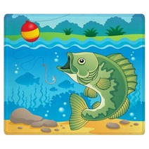 Freshwater Fish Theme Image 4 Rugs 48785346