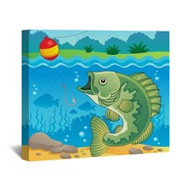 Freshwater Fish Theme Image 4 Wall Art 48785346