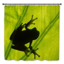 Frog On The Leaf Bath Decor 37984911