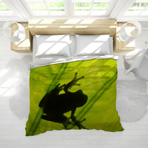 Frog On The Leaf Bedding 37984911