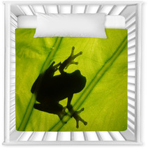Frog On The Leaf Nursery Decor 37984911