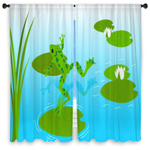 Frog Pond Window Curtains 10810387