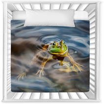 Frog Portrait While Looking At You Nursery Decor 87992268