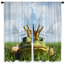 Frog Prince Castle Concept Window Curtains 67473745