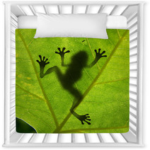 Frog Shadow On The Leaf Nursery Decor 24745348