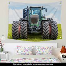 Front Of Big Tractor. Wall Art 67091194