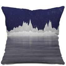 Frozen Antarctic Landscape Pillows 3735559