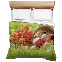 Fruits And Flowers In Autumn Bedding 68843174