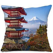 Fuji And Pagoda Pillows 61562955