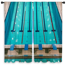 Full Size Swimming Pool Window Curtains 111122223