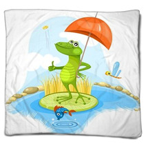 Funny Frog Blankets 41082085