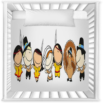Funny Kids #58 - Thanksgiving Day Celebration Nursery Decor 36974107
