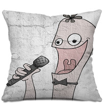 Funny Singer Pillows 242582058