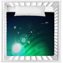 Futuristic Abstract Blurred Flares And Colors Nursery Decor 64060648