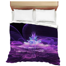 Futuristic Fractal Flower Bedding 55545390