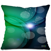 Futuristic White Wave Design Pillows 64150431