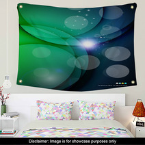 Futuristic White Wave Design Wall Art 64150431