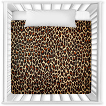 Fuzzy Leopard Print Background Nursery Decor 85275549