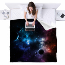 Galaxy Background Blankets 59410448