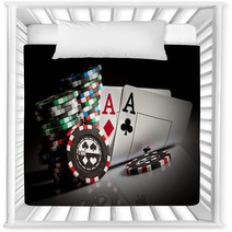 Gambling Chips And Aces Nursery Decor 18213077
