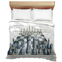 Game Of Chess Illustration Bedding 49140491