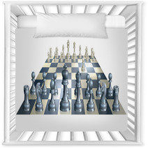 Game Of Chess Illustration Nursery Decor 49140491
