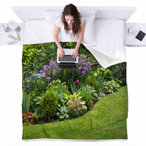 Garden And Flowers Blankets 67853415