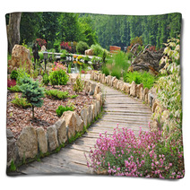 Garden, Spring Flora Blankets 63385323