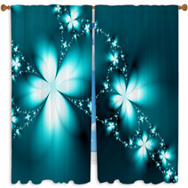 Garland Of Flowers Window Curtains 4997902