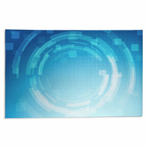 Gear Abstract Technology Background Template Rugs 64562490