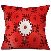 Gears On White Pillows 41748253