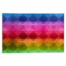 Geometric Hipster Retro Background Rugs 54305295
