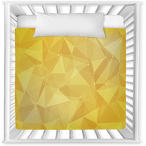 Geometric  Polygon Abstract Background Of Yellow Nursery Decor 68999491