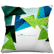 Geometric Shape Abstract Futuristic Background Pillows 67209046