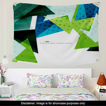 Geometric Shape Abstract Futuristic Background Wall Art 67209046