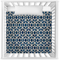 Geometric Stars Moroccan Vintage Tile Print Nursery Decor 67956388