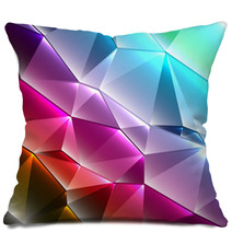 Geometric Style Shiny Abstract Background Pillows 45347658