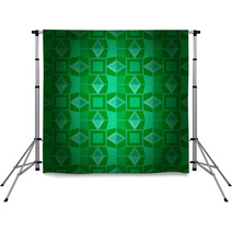 Geometrical Dark Emerald Damask Seamless Texture Backdrops 52214573