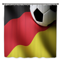 German Flag, Football Bath Decor 65312446