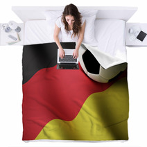 German Flag, Football Blankets 65312446