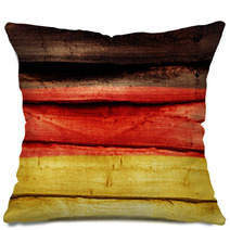 German Flag On Wall Pillows 56306986