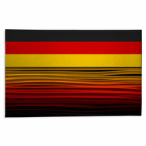 Germany Flag Wave Yellow Red Black Background Rugs 67129179
