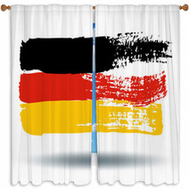 Germany Flag Window Curtains 67676430