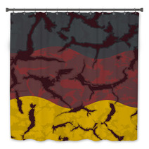 Germany Grunge Flag. Vector Bath Decor 62089699