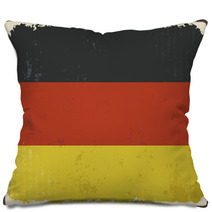 Germany Grunge Flag. Vector Illustration Pillows 67776331