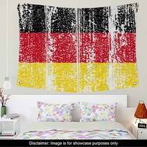 Germany Grunge Flag. Vector Illustration. Wall Art 67841762