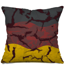 Germany Grunge Flag. Vector Pillows 62089699